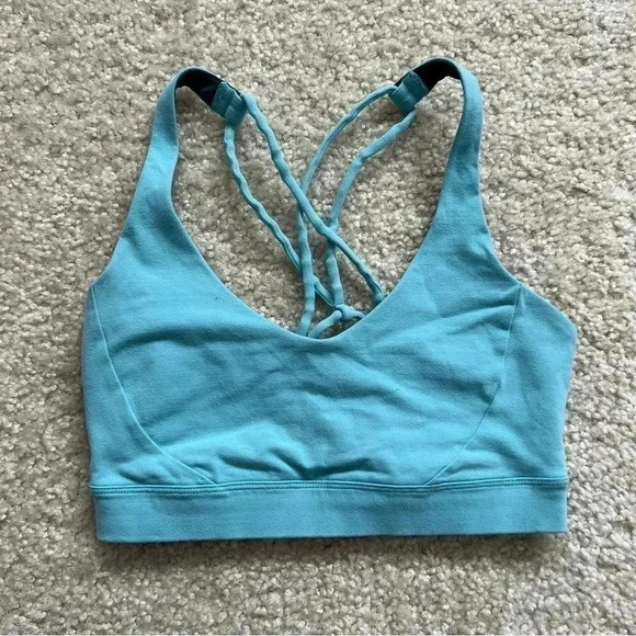 Prana Women’s Everyday Sports Bra Size XS Light Azurite Gym Active $50 - Picture 1 of 11